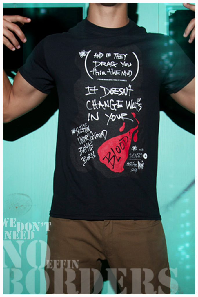 Borderless Battle Blood - Black Shirt